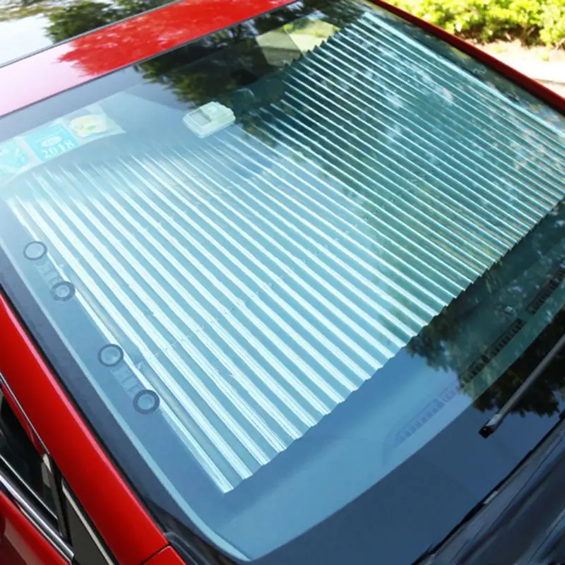 

46CM/65CM/70CM Retractable SUV Car Front Windshield Sunshade Rear Window Sun Visor UV Protection Curtain