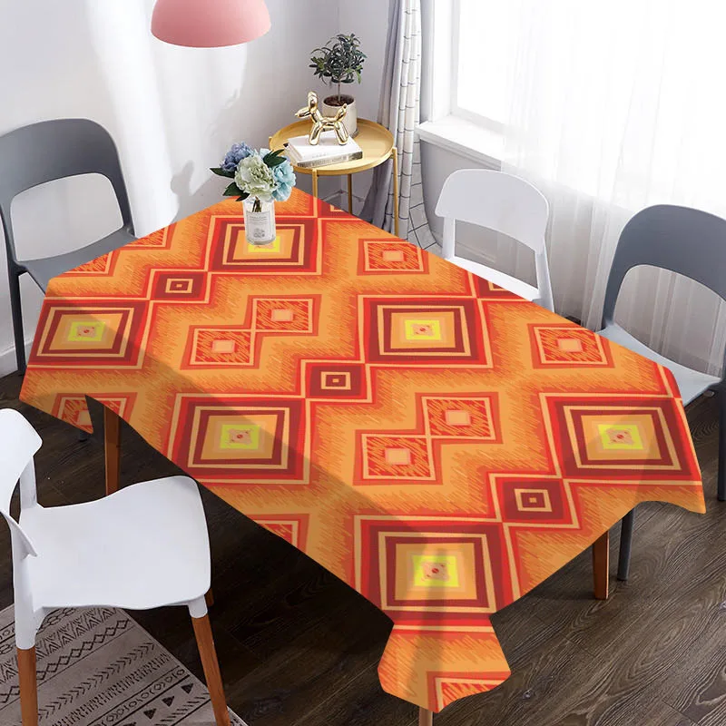 Скатерть из ткани Оксфорд водонепроницаемая ткань 3D для кофейного столика в