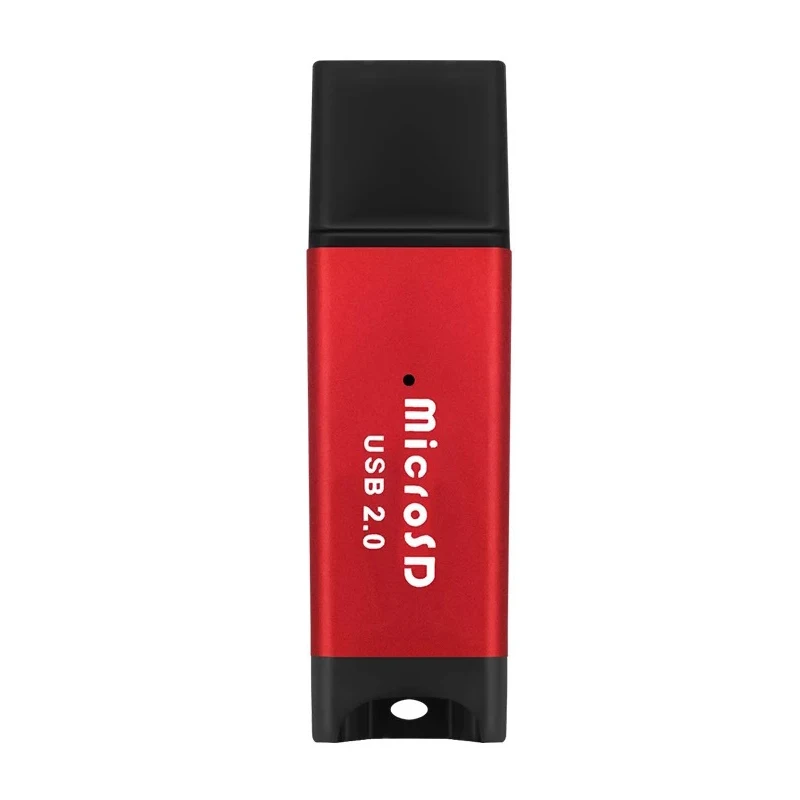 Универсальный алюминиевый кард ридер для ПК USB 2 0 считывание TF карт памяти