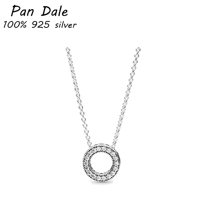 

2021 new FIT original authentic 100% 925 sterling silver pando necklace for women fashion classic Christmas series DIY jewelry