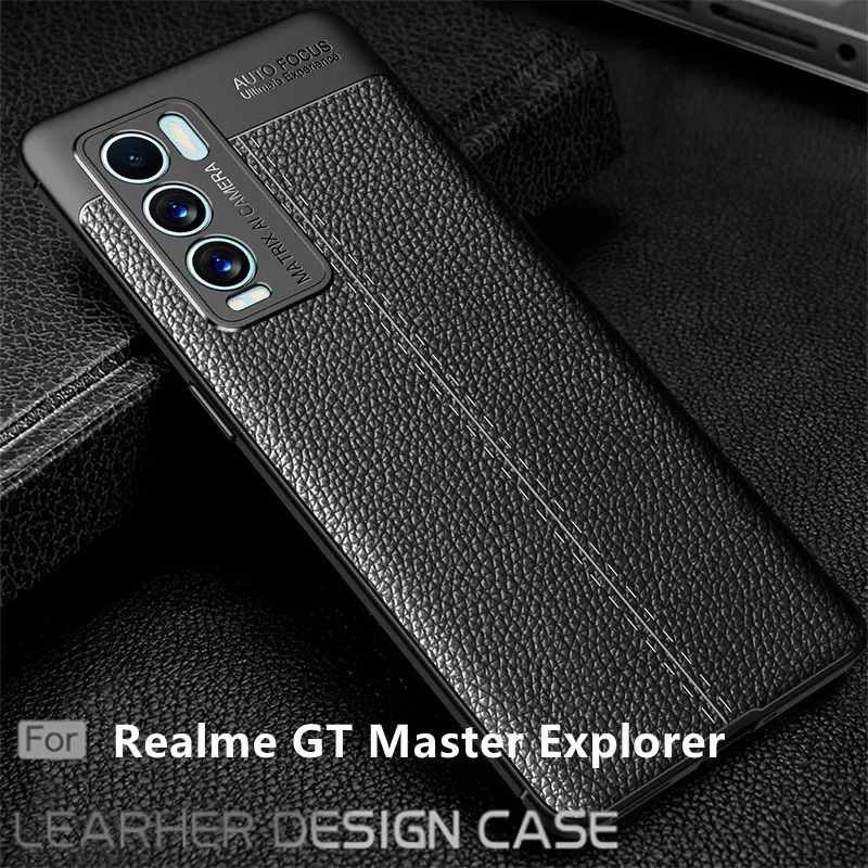 

Чехол для OPPO Realme GT Master Explorer для Realme GT Master Explorer Capas мягкий кожаный из ТПУ для Realme GT Master Explorer