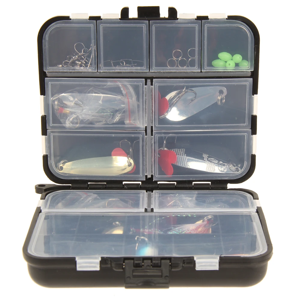 37 шт./компл. металлическая блесна приманка рыболовная Наборы спиннинг с коробка