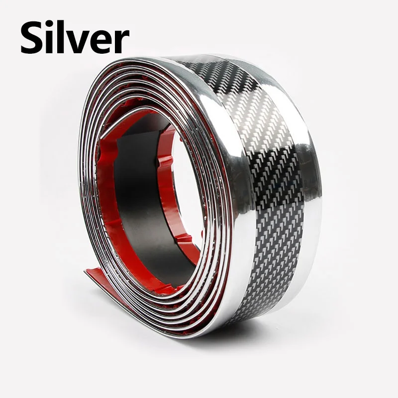 

Car Sill Protection Door Protector Scratch Proof Sticker Strip Fiber Rubber Fashion Cool Protective