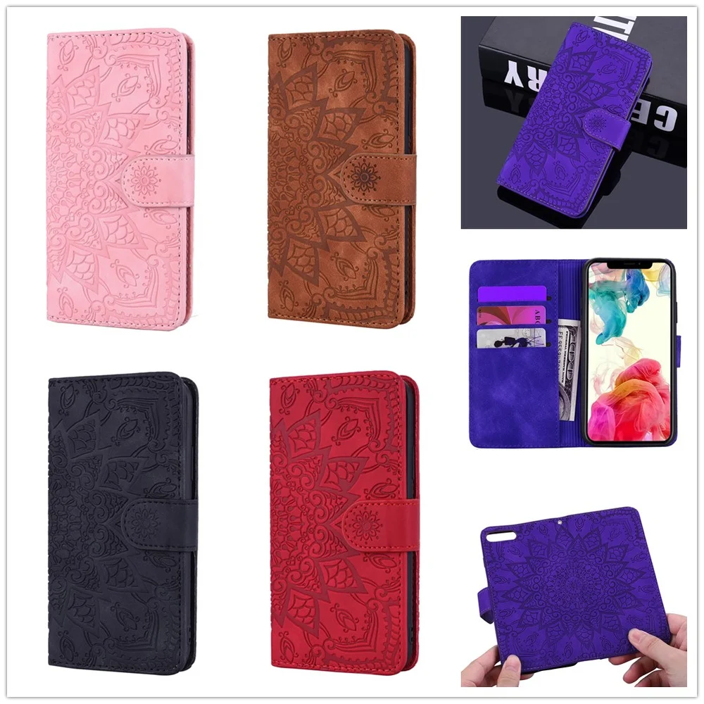 Чехол для iPhone 2019X8 XS 7 XR max 6 6S Plus Wallet case 5 5S SE кожаная книга (без логотипа) цветы