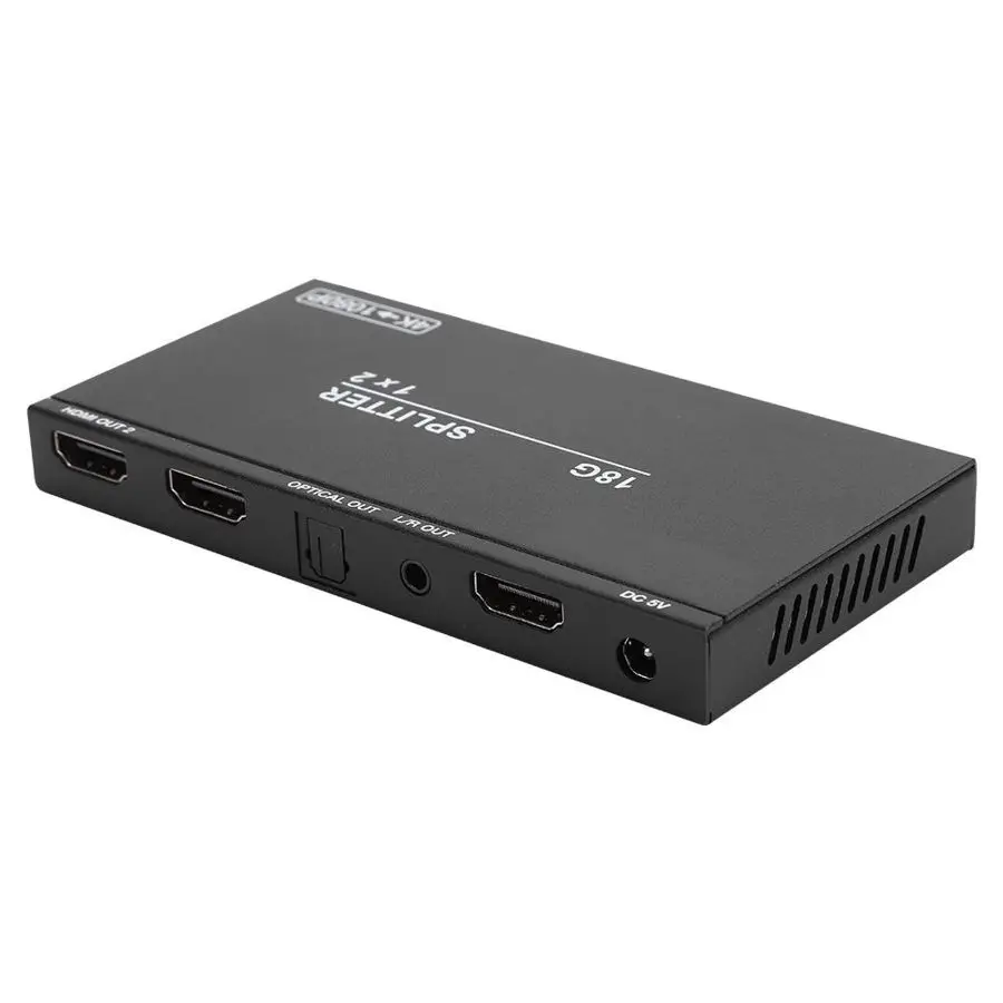 Сплиттер-адаптер 1x2 18G HDMI 2 0 переключатель-переходник 4:4:4 с экстрактом аудио до 4k 60