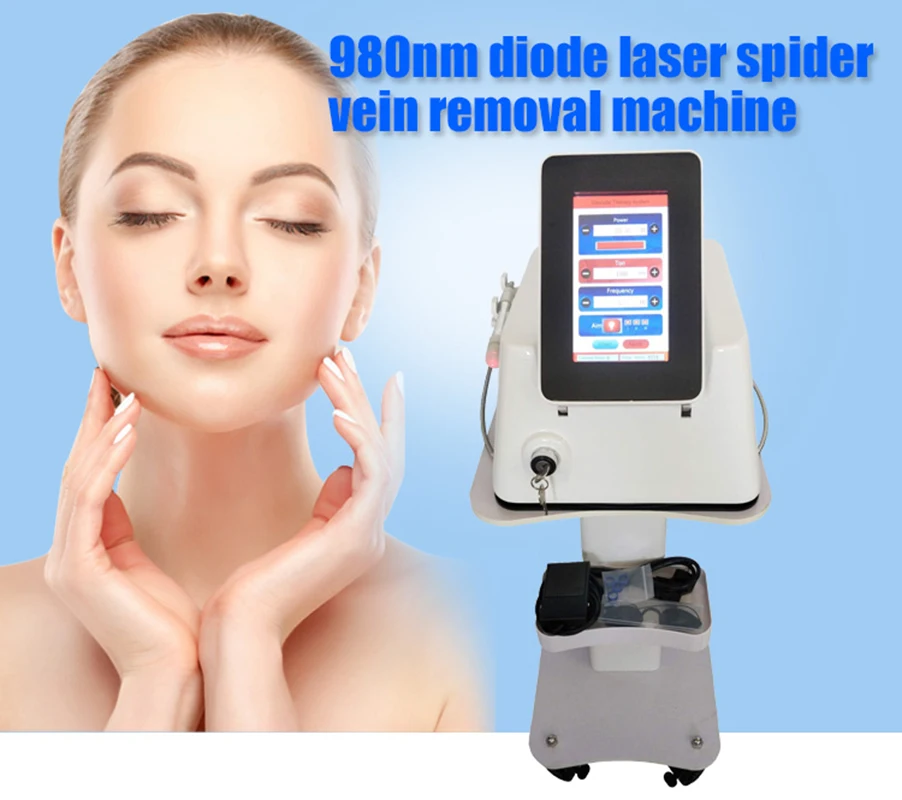 Аппарат мощный для удаления сосудистой сетки с диодным лазером 980 нм | Красота и