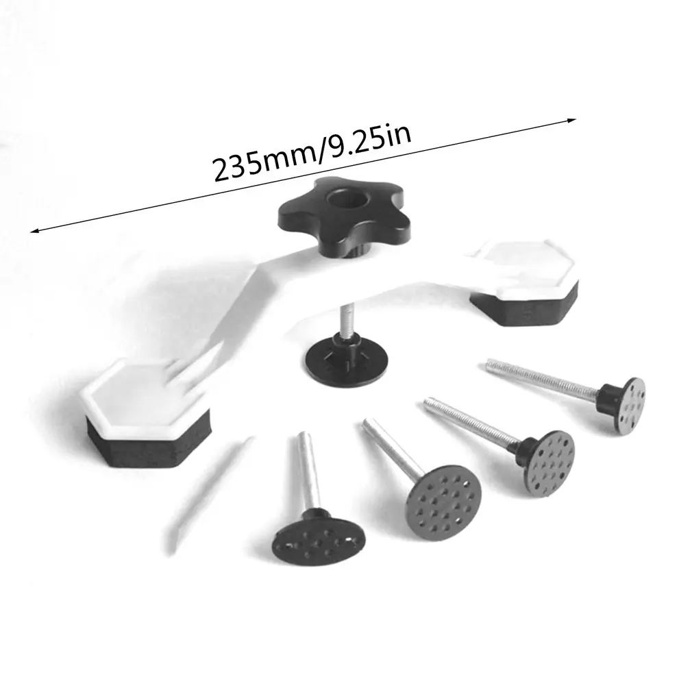 

DIY Paintless Auto Car Dent Repair Body Damage Fix Tool Pulling Bridge Puller Removal Glue Tabs Hand Hail Repair Tools Kit