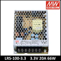 mean well lrs 100 3 3 85 264vac to dc 3 3v 20a 66w single output switching power supply meanwell led driver