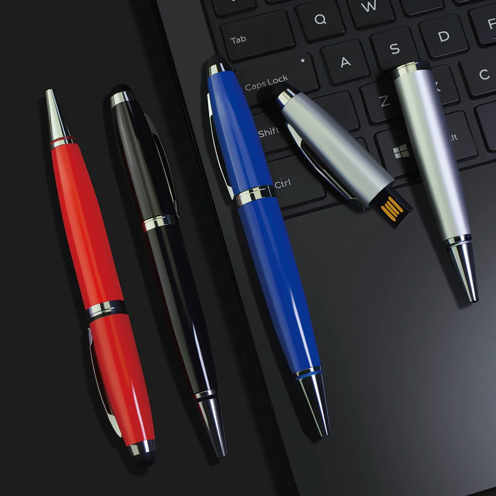 Новинка USB металлическая шариковая ручка-Стик Usb флеш-накопитель 2 0 4 ГБ 8 32 128