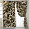 BlessLiving Leopard Pattern Blackout Curtains Stylish Living Room Curtains Brown Window Treatment Drapes 1-Piece rideaux 1