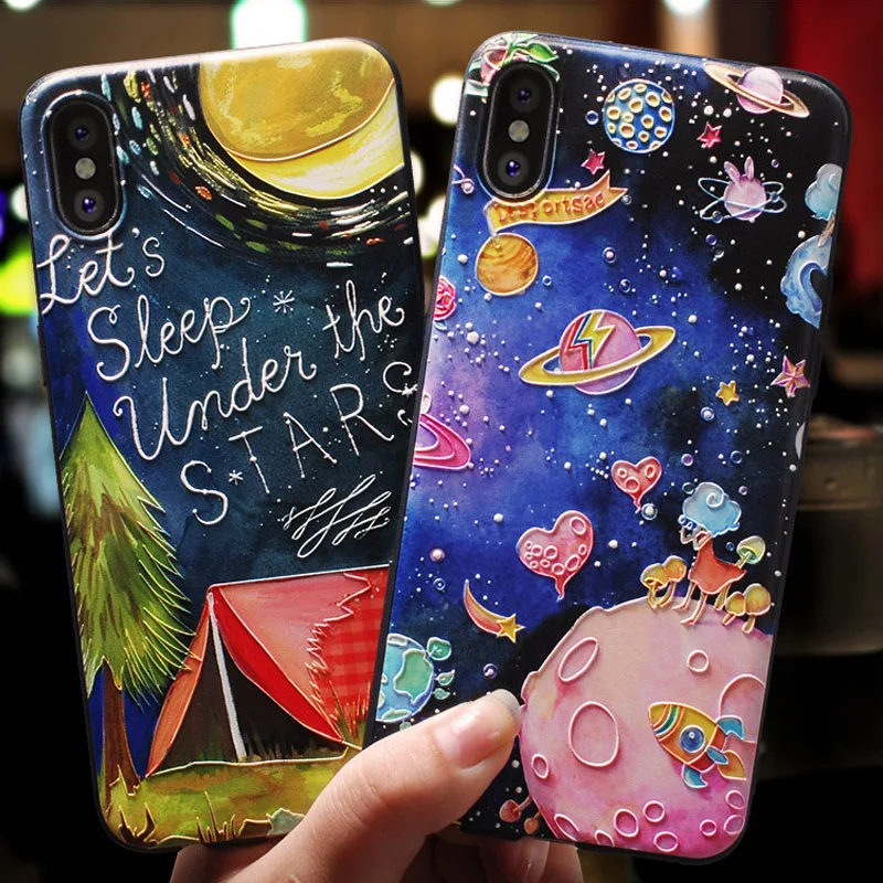 

For POCO X3 NFC Case 3D Relief Flower Emboss Phone Case For Xiaomi POCO X3 NFC Cover on POCO X3 NFC Global Matte Soft Cover Capa