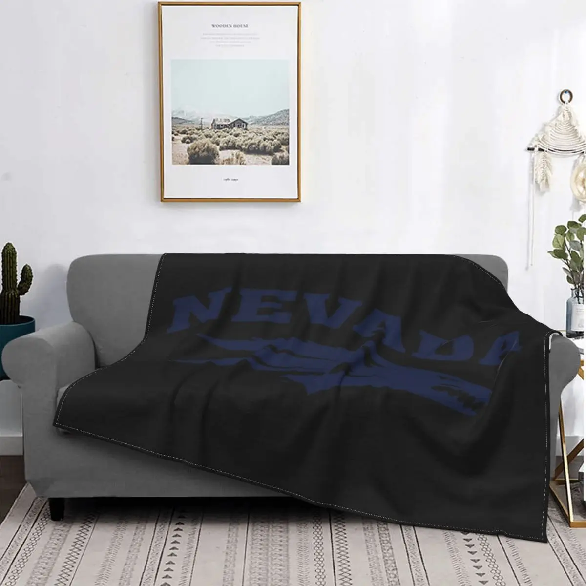 

Manta a cuadros para cama, paquete de colcha de la Universidad de nevadas, manta de Пикник