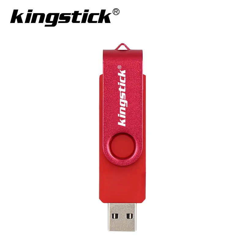 

Kingstick OTG 2.0 flash drive Metal U disk pen drive with converter 4GB 8GB 16GB 32GB 64GB 128GB for Android smartphones
