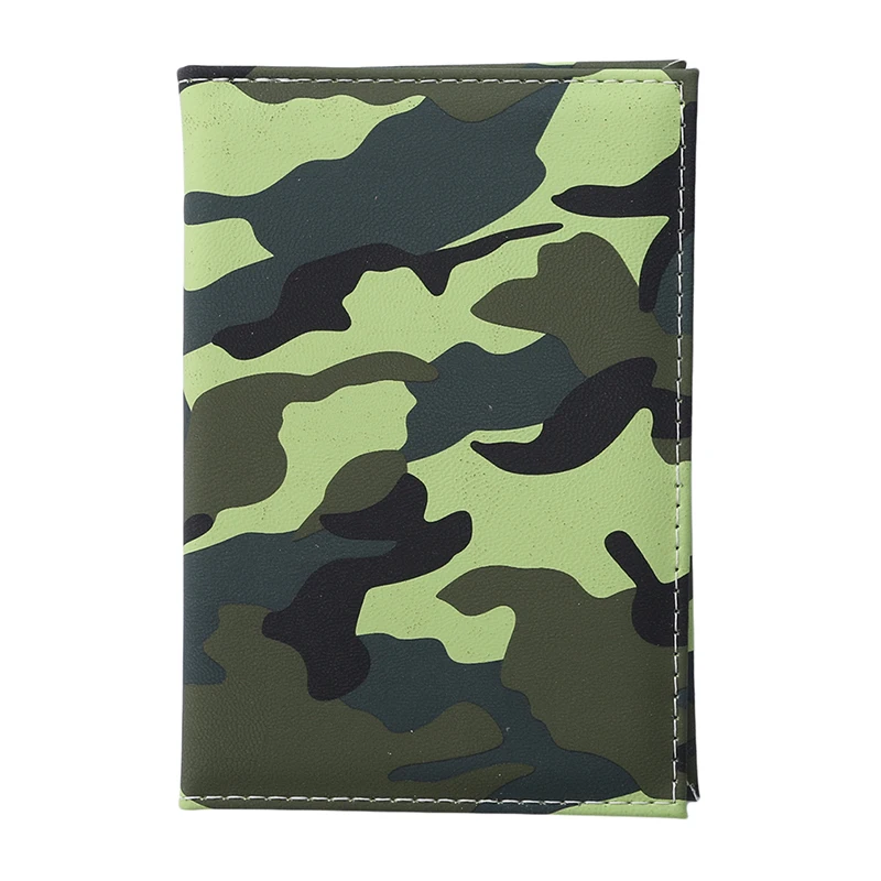 Camouflage Passport Cover Waterproof Passport Holder Designer Travel Passport Wallets For Documents Card Holder - Цвет: Green