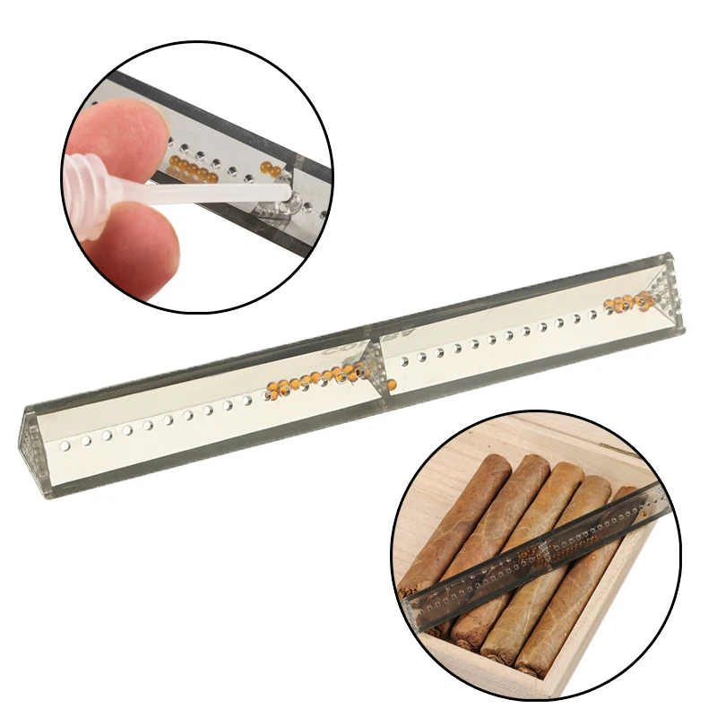 Треугольный Прозрачный чехол для табака курения увлажнителя увлажнения