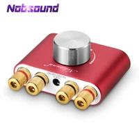 nobsound mini bluetooth 5 0 digital amplifier hifi stereo home audio tpa3116 power amplifiers 50w50w car amplifiers