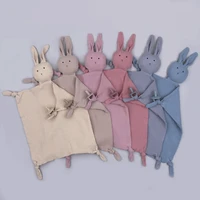 appease towel baby bib newborn soother kawaii rabbit handkerchief sleeping nursing cuddling blanket toys