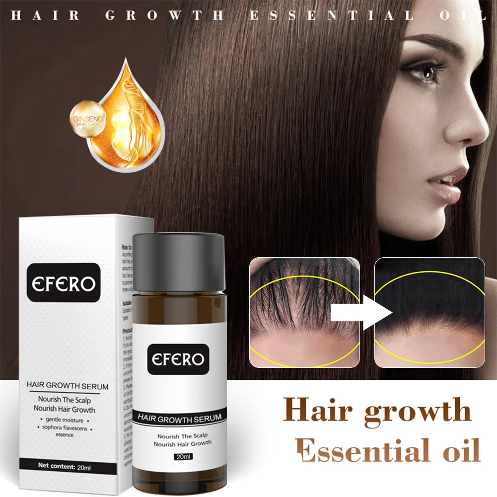 

20ml Hair Growth Serum for Thicker Fuller Hair Prevent Hair Loss Hair Dryness Hair Growth Essential Oil for Men Women