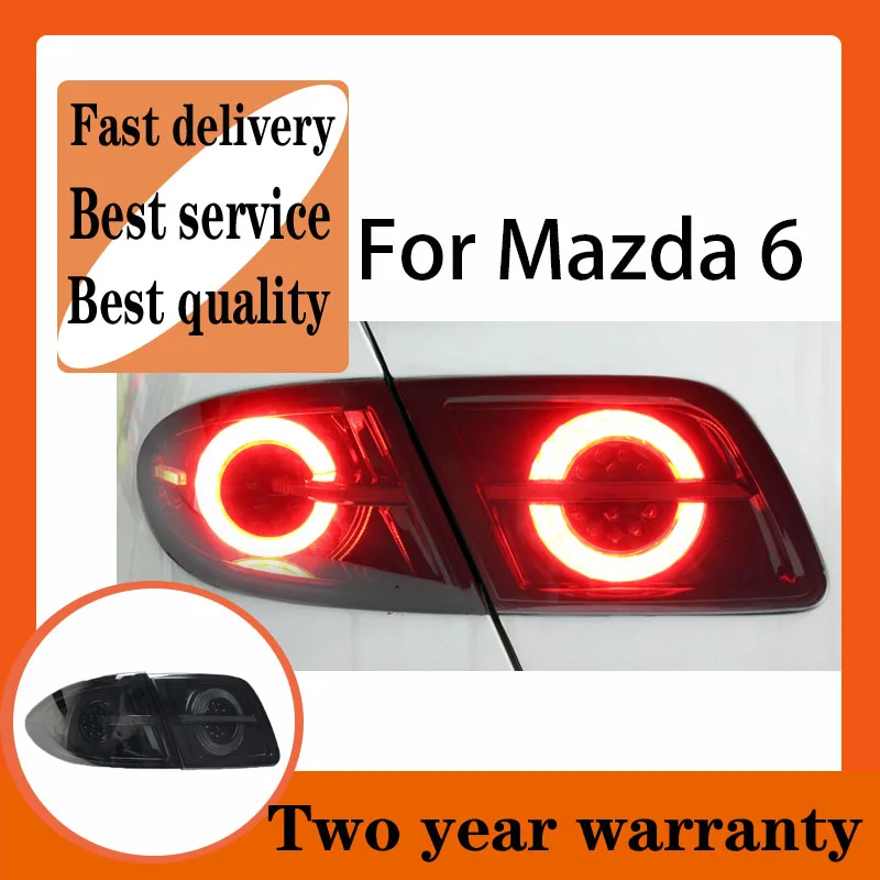 

Car Styling for Mazda 6 Tail Lamp 2003-2015 Mazda6 LED Tail Light DRL Dynamic Signal Taillights Auto Accessories