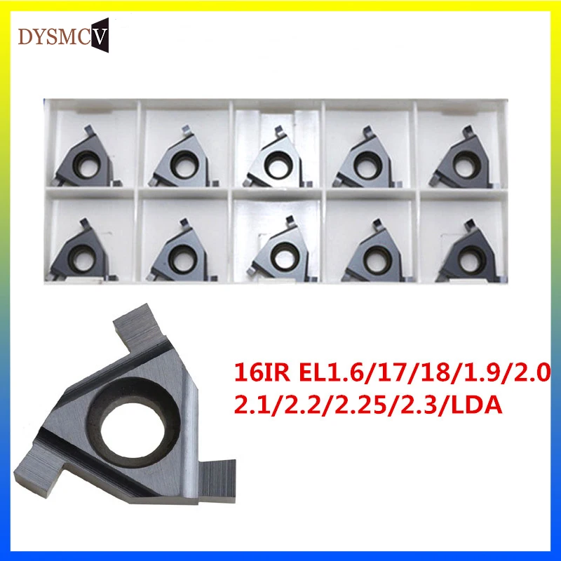 Карбидная шлицевая вставка для ЧПУ DESKAR 16IR EL1.6 LDA 1 7 8 9 2 0 25 3 P.M.K 10 шт. - купить по