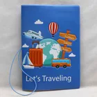 Камуфляжная Обложка для паспорта Let's Journey, аксессуары для путешествий, сумка для удостоверения личности, кредитных карт, 3D-дизайн, Обложка для паспорта из искусственной кожи