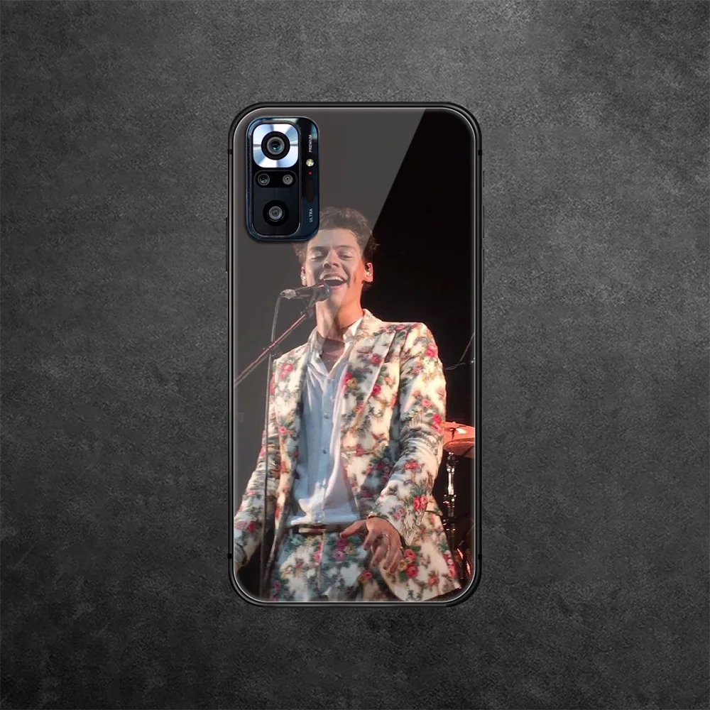 

Harrys Styles Tempered Glass Phone Case Cover For Xiaomi Redmi Note 7 8 9 10 A C T S Pro K 30 40 Hoesjes Painting