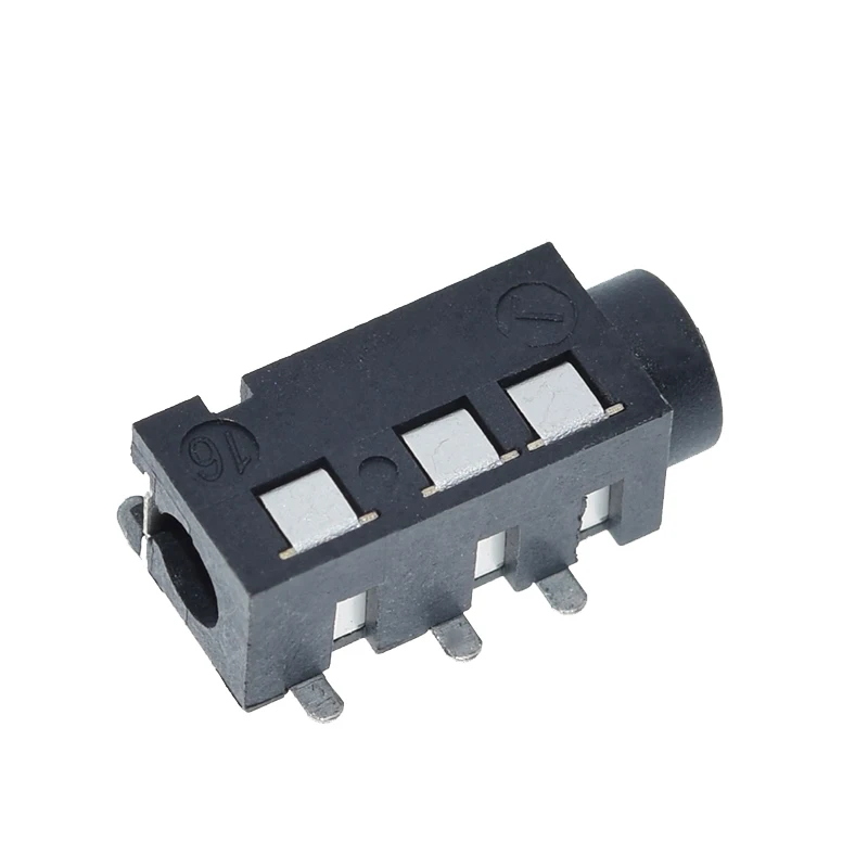 10 шт. 3 5 для наушников аудиоразъем PJ-320D 4 pin SMD MP3 аксессуары PJ320D | Электронные