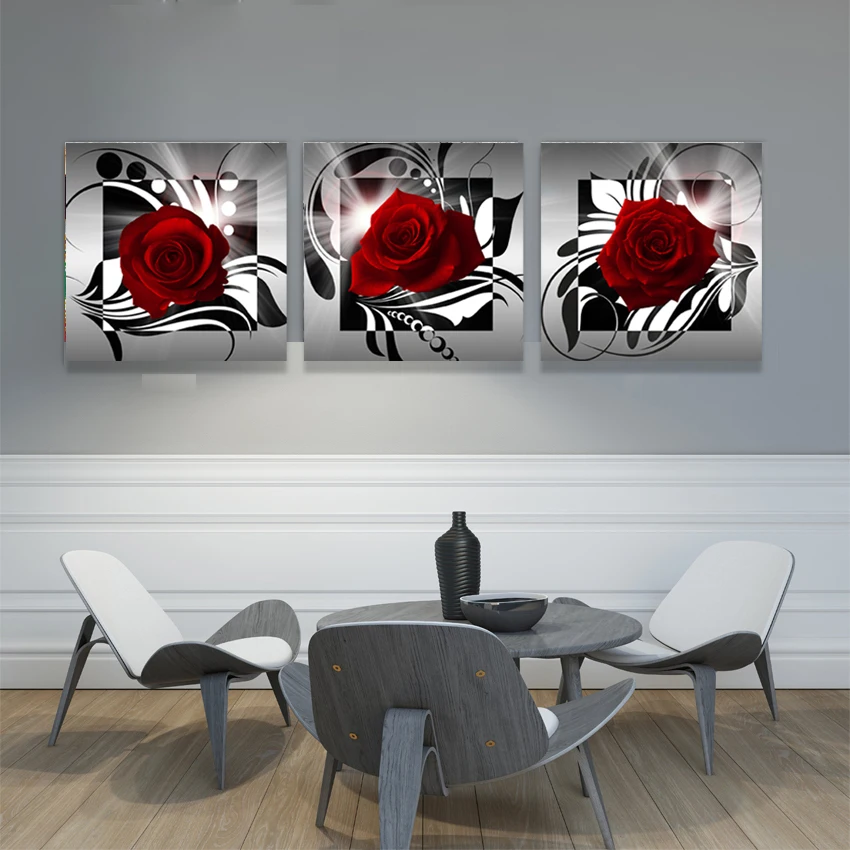 Набор для алмазной вышивки стразы мозаичная картина из 3 круглых страз черная