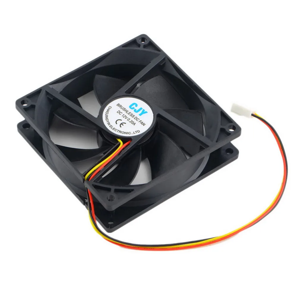 12 В 3Pin Вентилятор Кулер 9 см 90x25 мм 90 65 CFM DC PC охлаждения процессора радиаторы