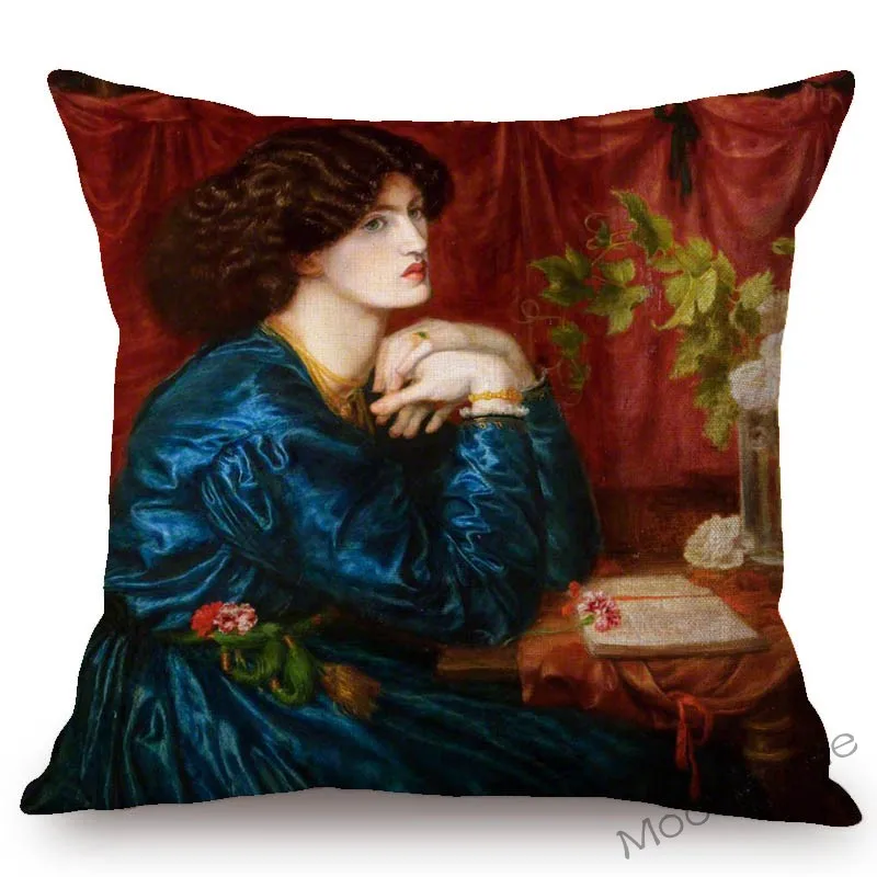 Британский артист Данте Габриэль Россети всемирно известная картина маслом