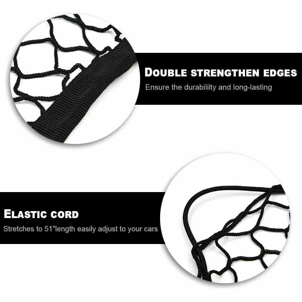 Большая автомобильная грузовая сетка нейлоновая эластичная для хранения багажа