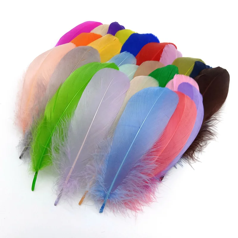 

20/100pcs/lot Goose Feathers Plumes Diy Dream Catcher Wedding Jewelry Making Decoration Needlework Accessories for Plumas Crafts