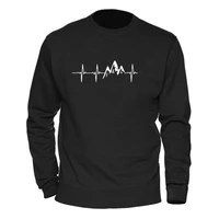 2020 winter autumn men pullover sweatshirt electrocardiogram print sweatshirt casual fashion tops mens street clothing