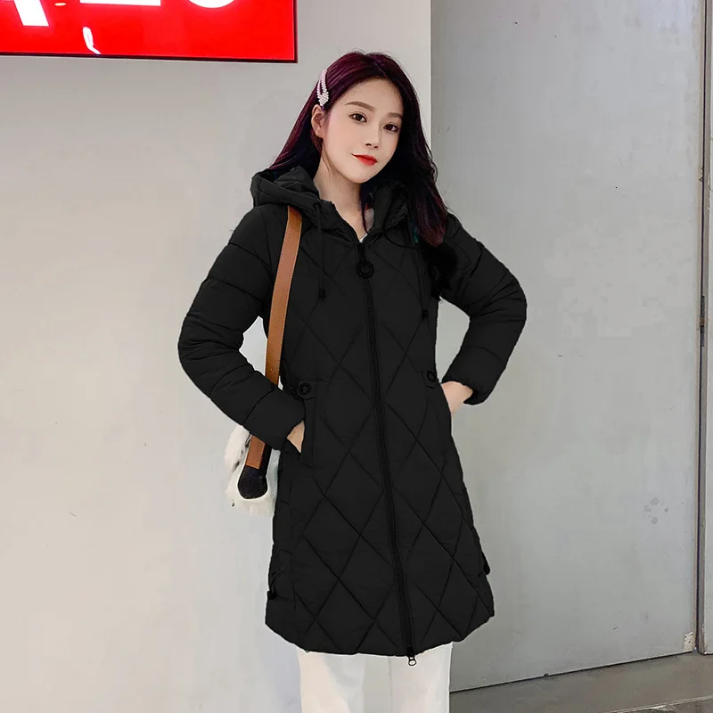 Сезон сзади специальное предложение пуховик из хлопка для девочек Длинная