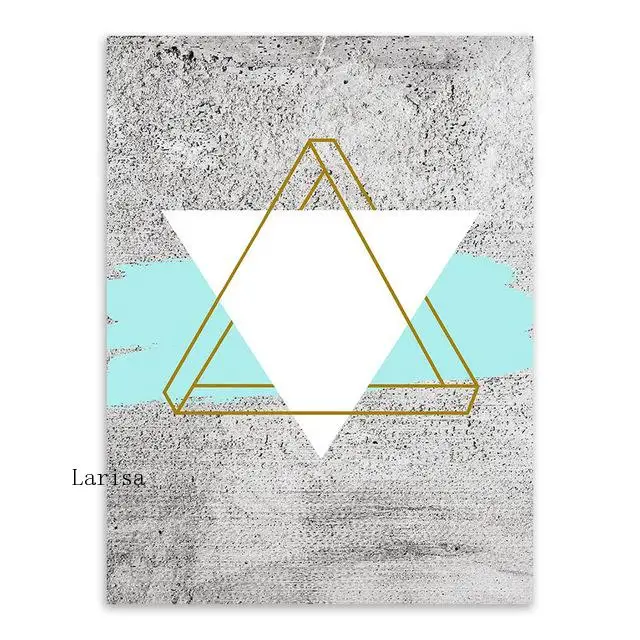 

Abstract Geometric Texture Shape Art Poster Print Wall Canvas Painting Decor Picture for Modern Home Living Room No Frame