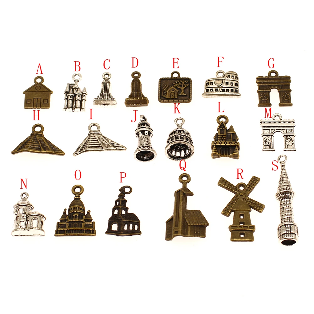10 шт. Римский Шарм &quotКолизей&quot Подвески для изготовления ювелирных изделий из