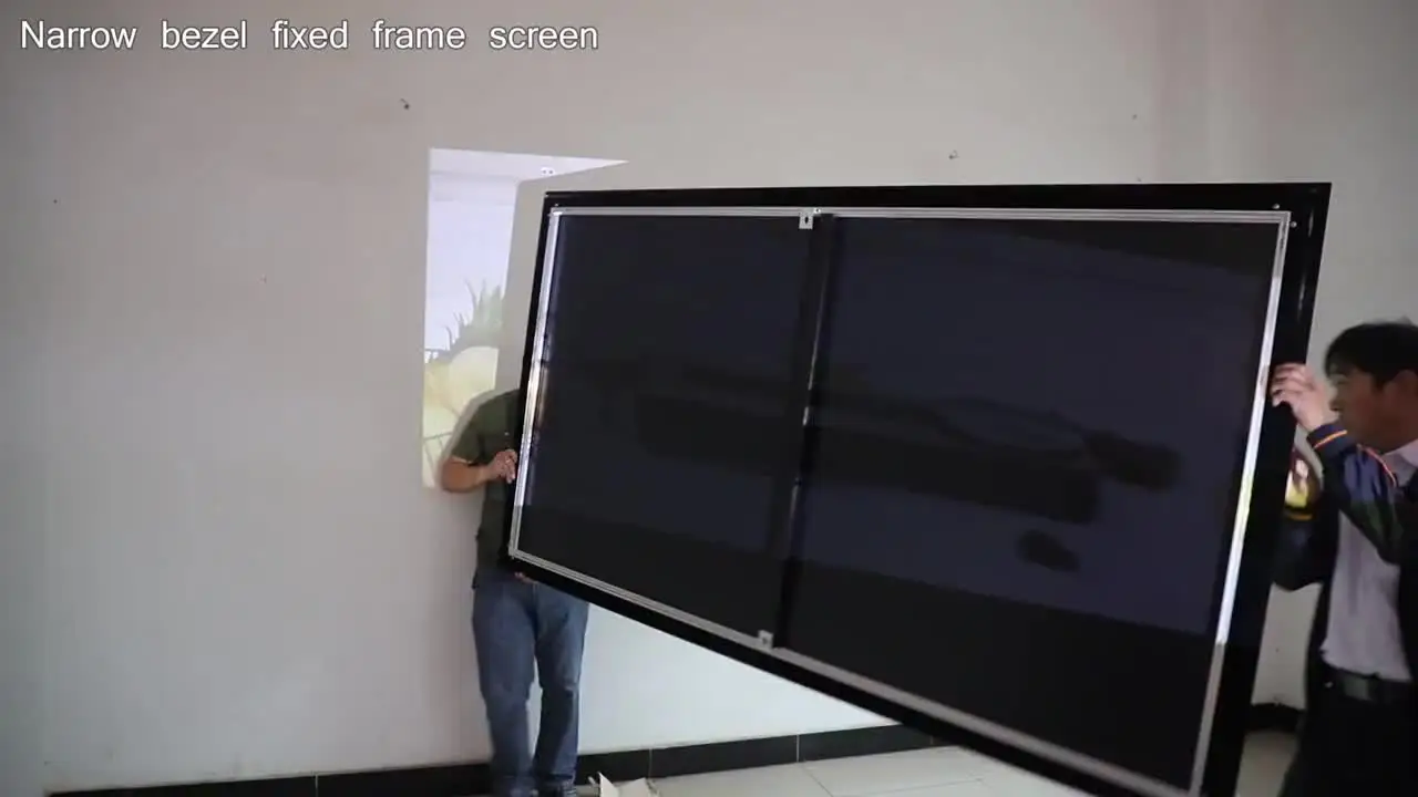 

cinema screen zero edge screen fixed frame projector screen 100 inch