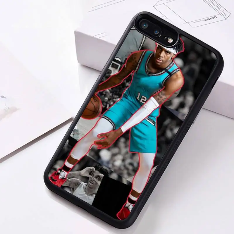 

Ja morant NO.12 Phone Case Rubber For iphone 12 11 Pro Max Mini XS Max 8 7 6 6S Plus X 5S SE 2020 XR cover