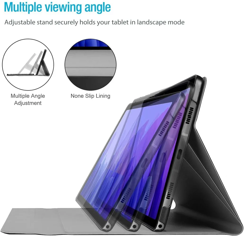 Keyboard Case for Samsung Galaxy Tab A7 10.4 2020 SM-T500 T505 T507 Ultra Thin Detachable Wireless Bluetooth Cover case | Компьютеры и