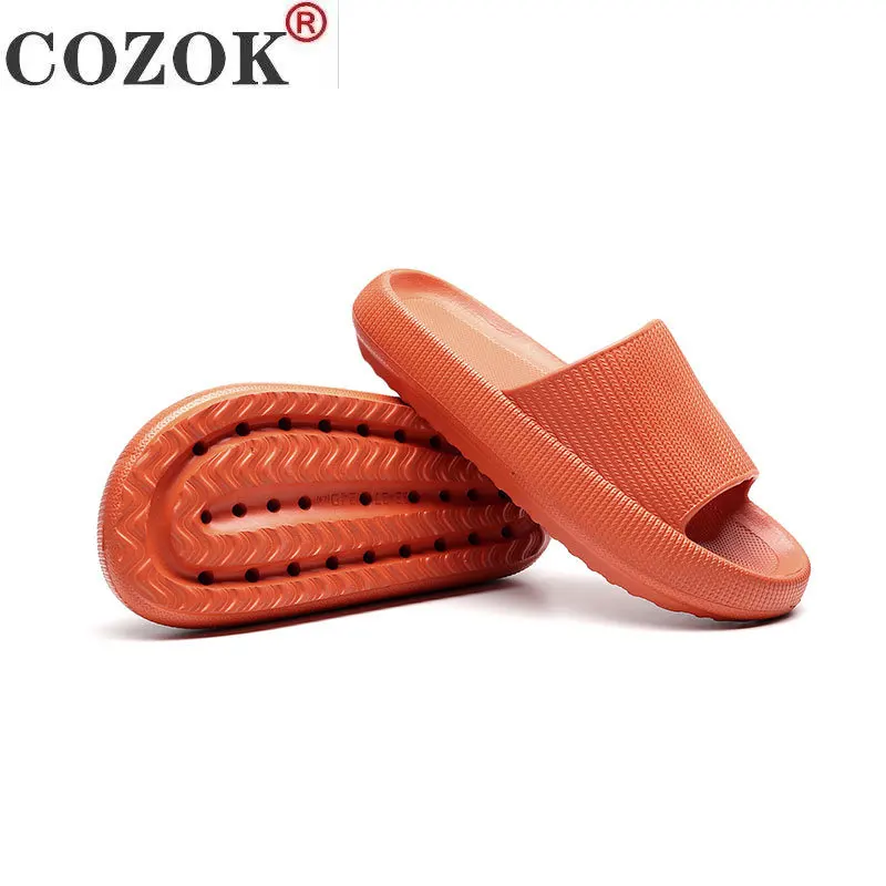 

Thick Platform Slippers Women Indoor Bathroom Slipper Soft EVA Anti-slip Lovers Home Floor Slides Ladies Summer Shoes SH426