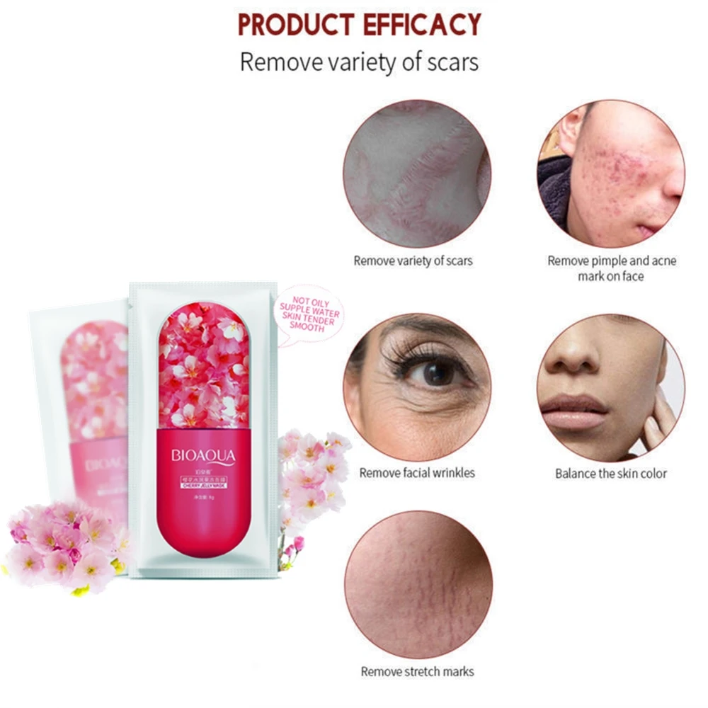 Высокое качество вишневая эссенция Подтягивающая кожу набор для лица