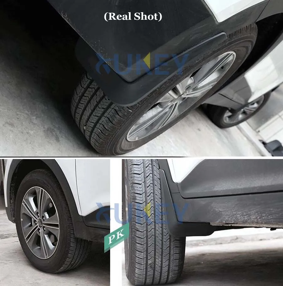 Брызговики для Hyundai Creta IX25 2015 2016 2017 2018 2019|Хромирование| |