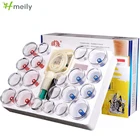 Набор вакуумных банок для терапии, присоски для иглоукалывания, целлюлитный массажер для лица, банки для тела, набор для облегчения боли