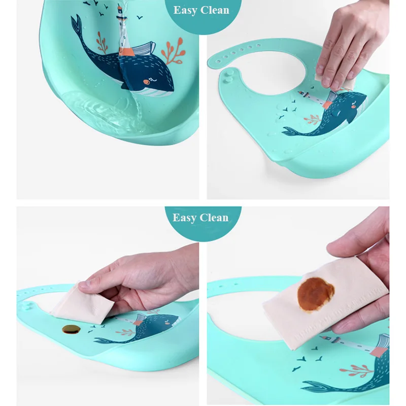 Кукла Newborn baby из силикона нагрудники Водонепроницаемый дети милые регулируемые