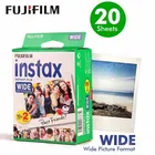 Подлинная Fujifilm Instax Wide Плёнки белый 20 Простыни детские для Fuji Моментальное фото Камера 300200210100 500AF Бесплатная доставка