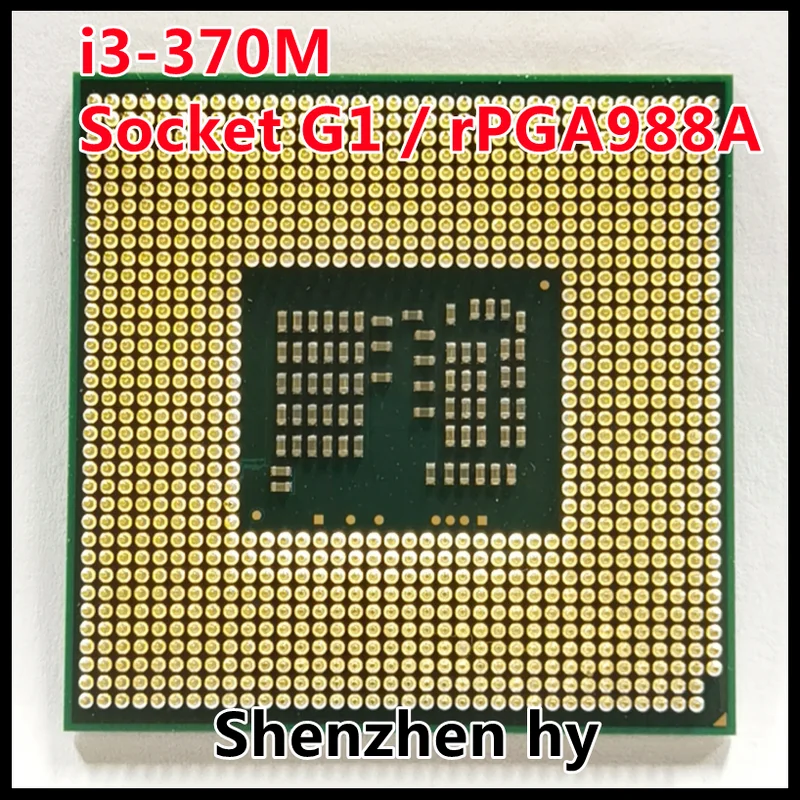 

i3-370M i3 370M SLBUK 2.4 GHz Dual-Core Quad-Thread Processor 3W 35W Socket G1 / rPGA988A