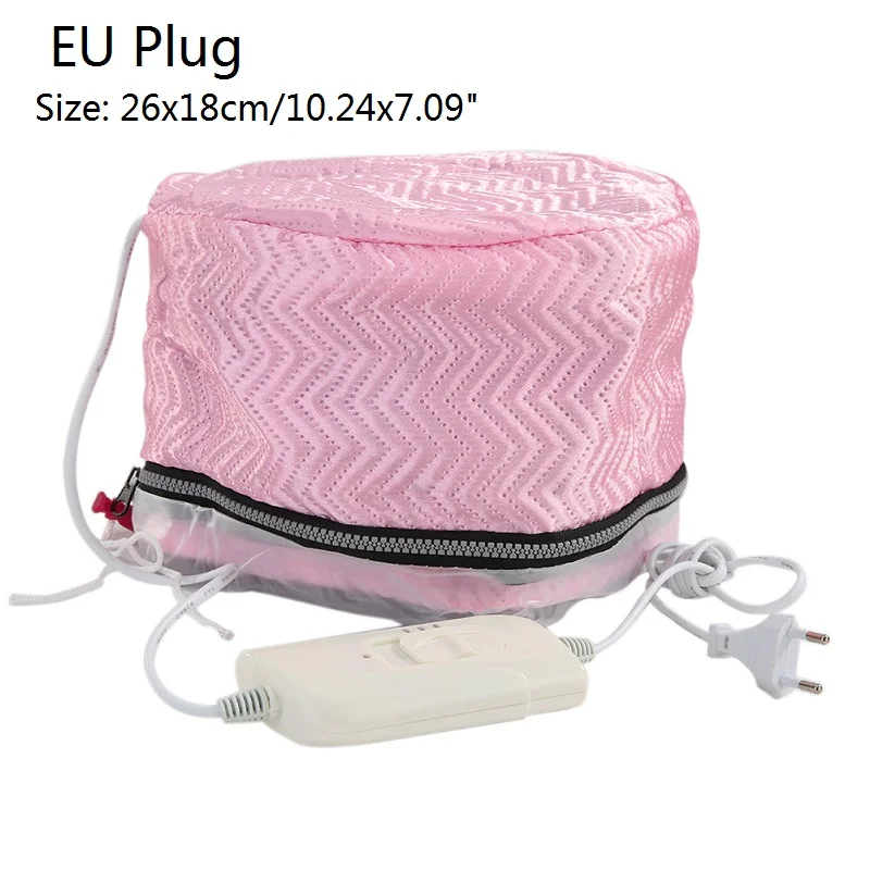 C EU Plug 3 режима, Регулируемая Кепка для Пароварки, фены, электрическая Кепка для подогрева волос, шапка для салона, Домашнее использование, сделай сам, для волос, спа, питательные Инструменты для укладки - Цвет: C EU Plug