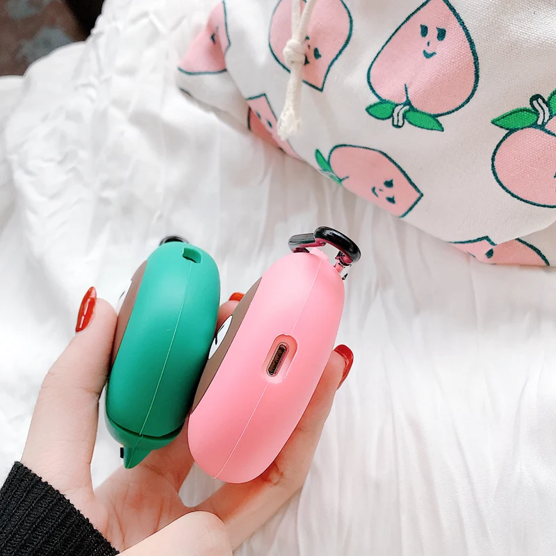 3D милый мультфильм беспроводной Bluetooth наушники чехол для Apple Air Pods противоударный силиконовый чехол для Air pods 1/2 сумка для наушников Capa