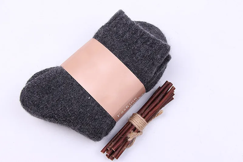 Dark Gray for Women Jeseca осень зима толстые теплые носки для женщин/мужчин толстые теплые шерстяные зимние носки бесшовные кашемировые носки для сна - Цвет: Dark Gray for Women