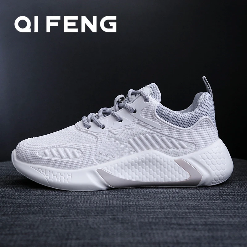 

Summer Mesh Sports Shoes Women Breathable Sneakers Fashion Running Shoes Trendy White Height Increasing Footwear Female Autumn